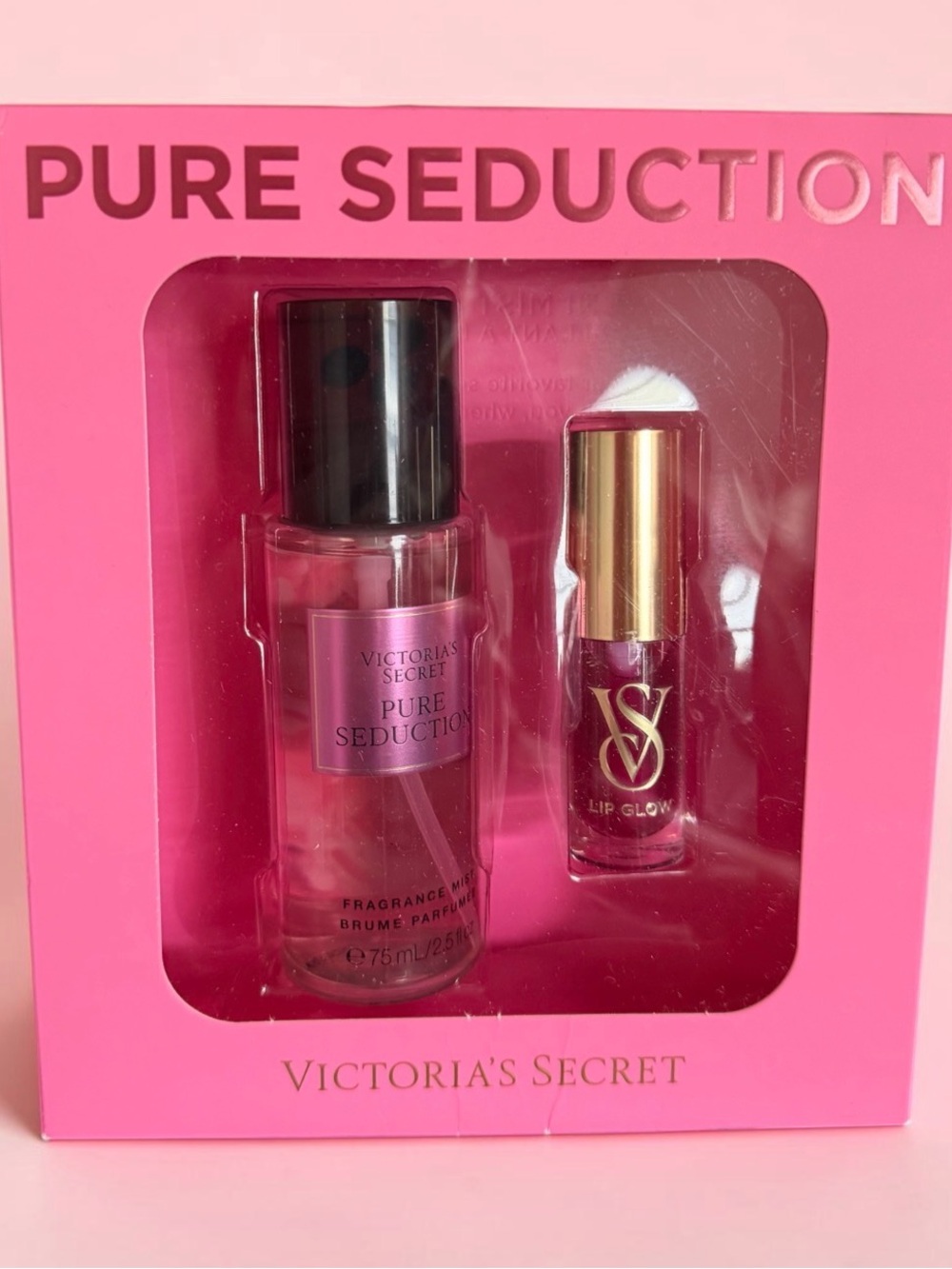 Victoria’s Secret Pure Seduction Mist & Lip Gloss Gift Set 2PC Travel Size